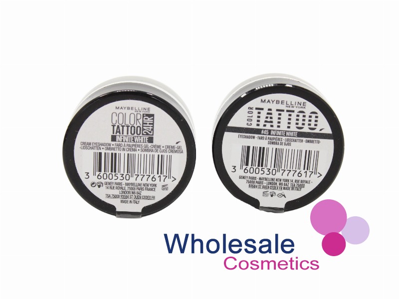 8 x Maybelline 24HR Color Tattoo Eyeshadow - 45 INFINITE WHITE